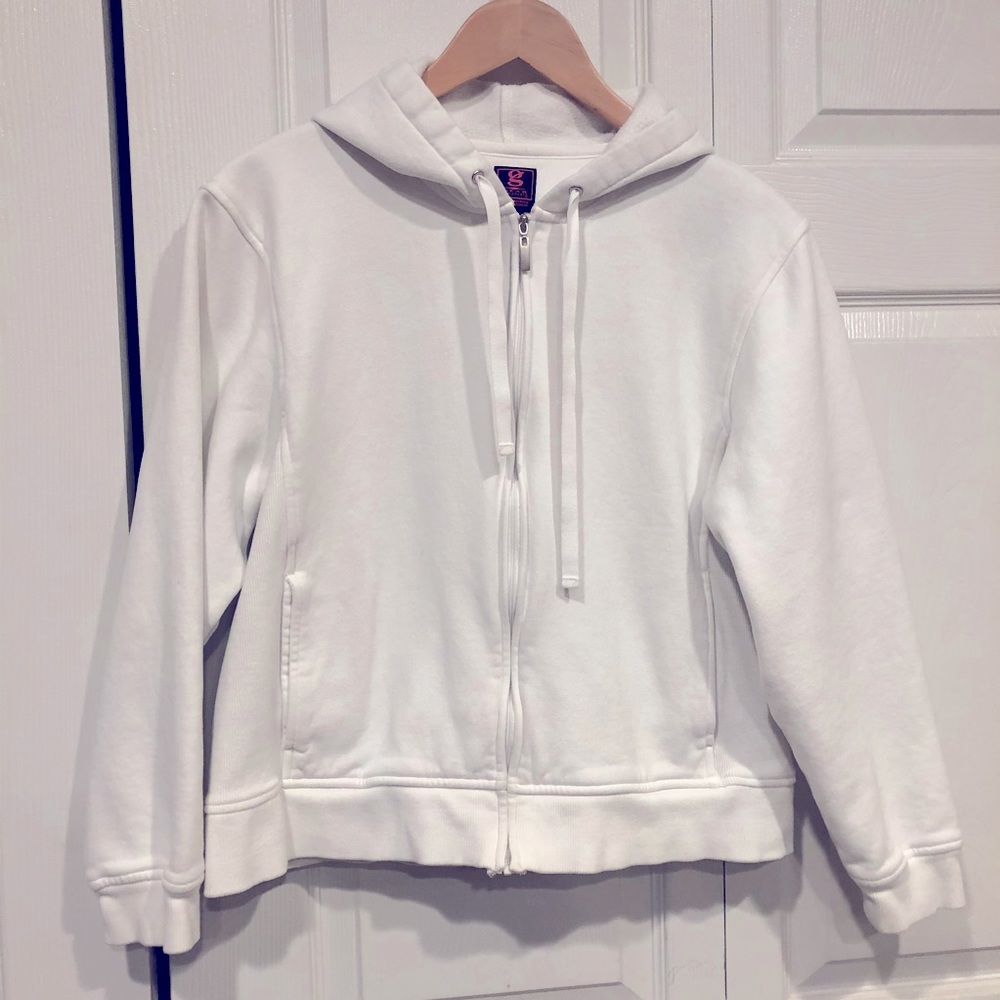 🍊2 for $15🍊 White hoodie size Large